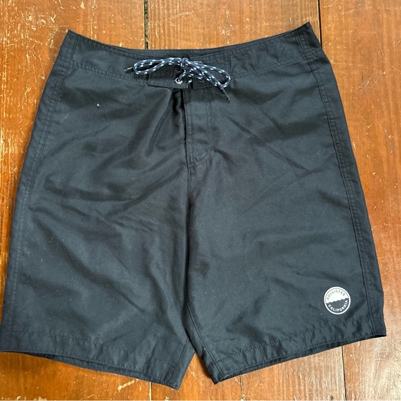 Hollister Other - Hollister Black Board Shorts with Drawstring Waist